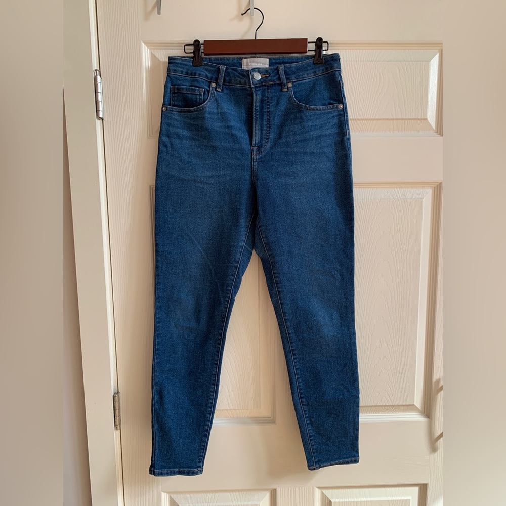 Everlane Curvy Authentic High-Rise Stretch Skinny Jeans
